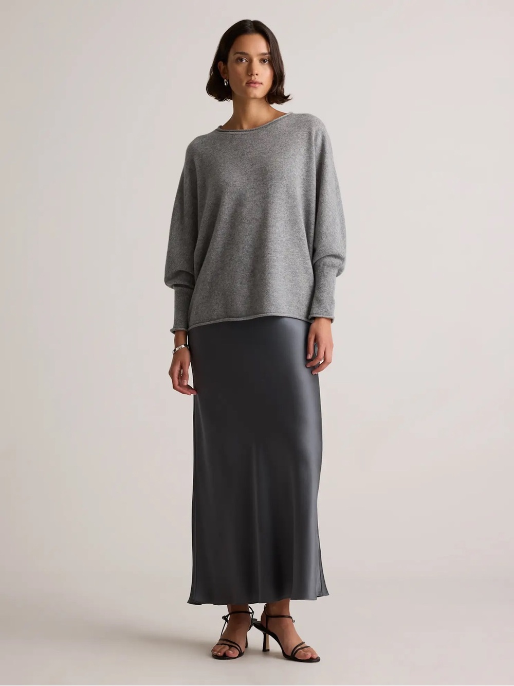 Quince Mongolian Cashmere Batwing Sweater Size S/M - Picture 2 of 9